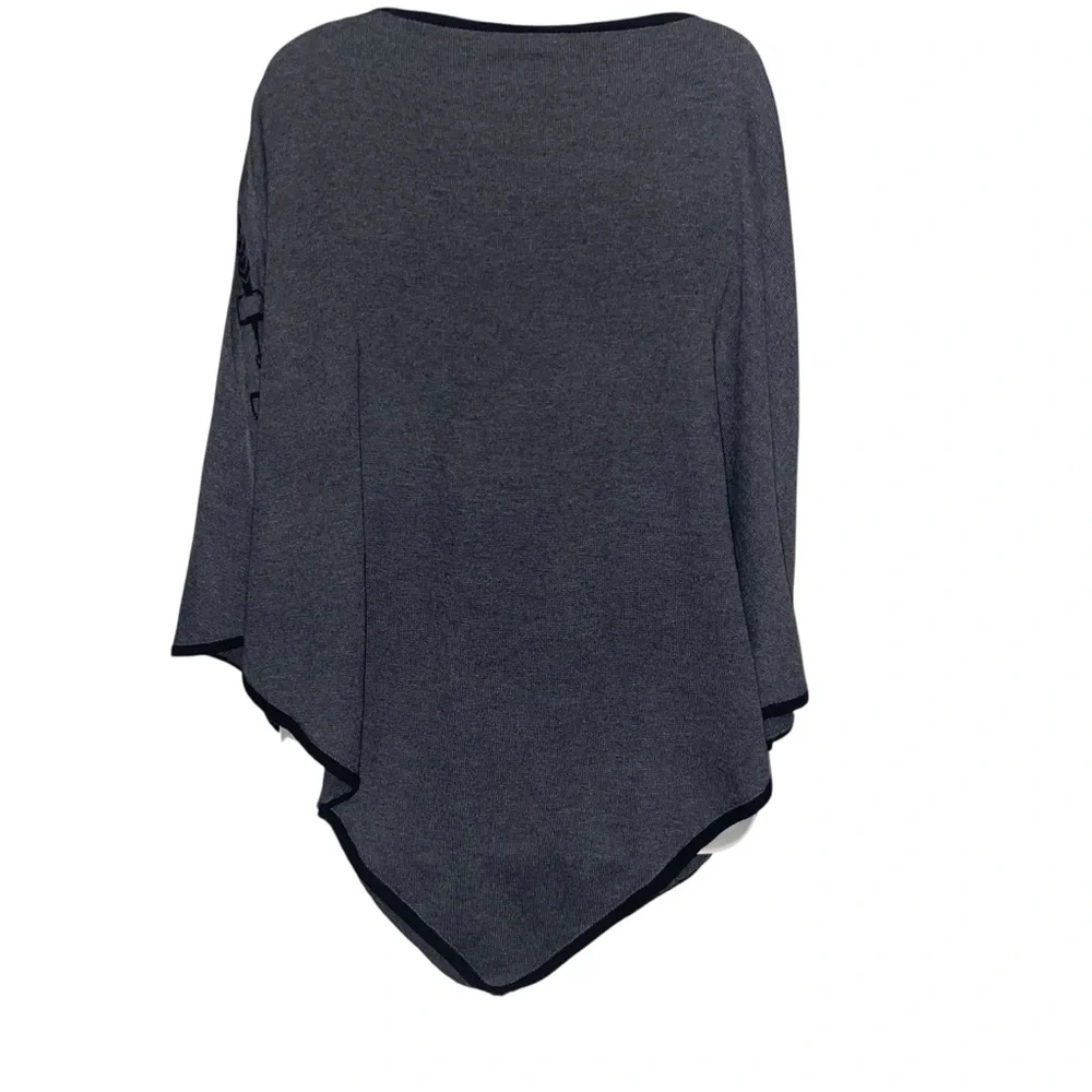 Kerrits EQL Sweater Poncho Womens O/S Horse Equestrian Print Wool Blend Winter